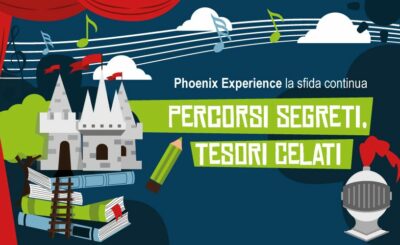 Locandina Phoenix Experience la sfida continua, percorsi segreti, tesori celati