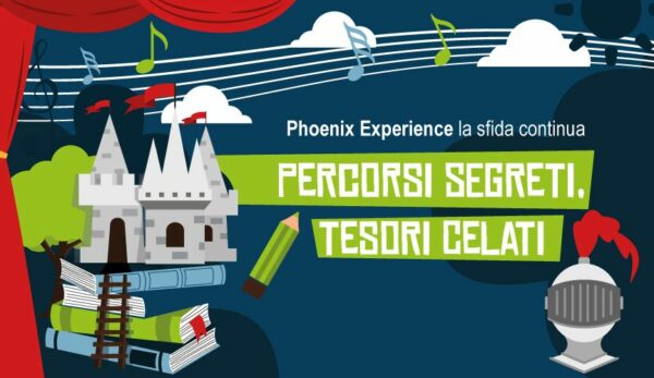 Locandina Phoenix Experience la sfida continua, percorsi segreti, tesori celati